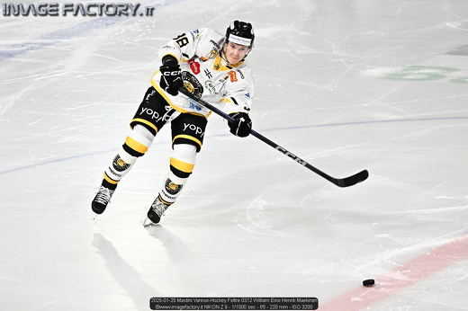 2025-01-25 Mastini Varese-Hockey Feltre 0312 William Eino Henrik Maekinen